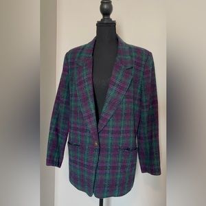 VTG Plaid Blazer